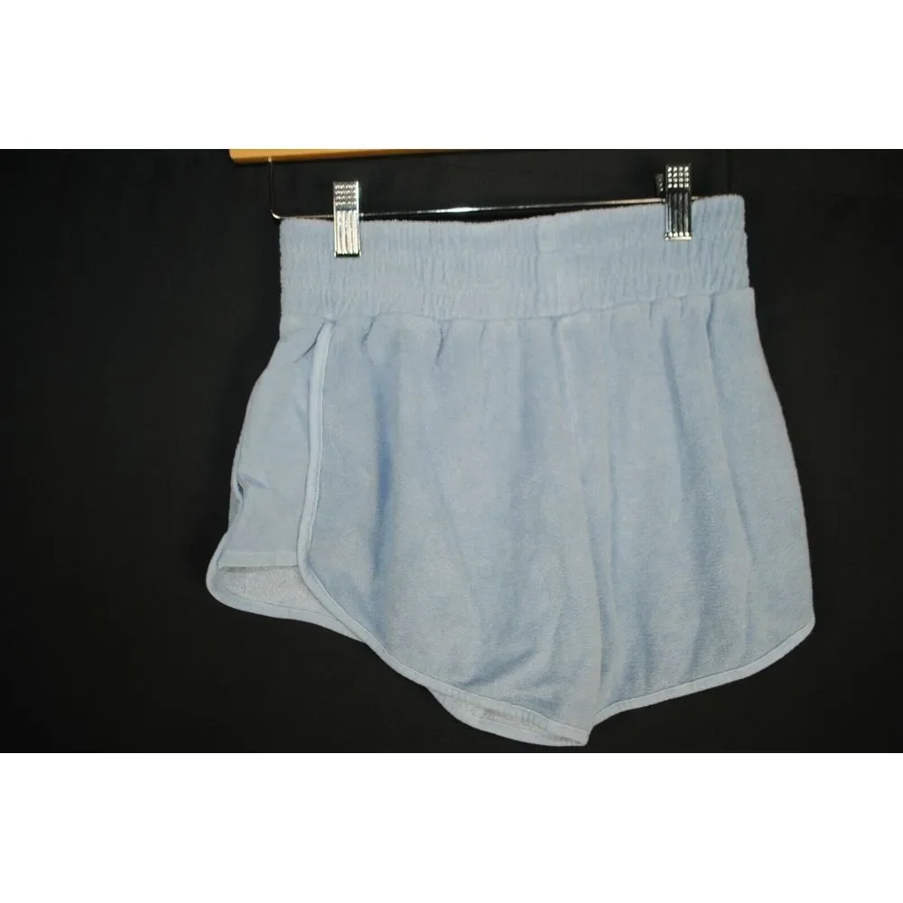 New Fabletics Womens Eco Conscious Terry Sweatshorts Blue Size XXS $65 - Picture 3 of 5